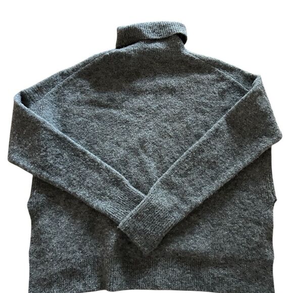 ALL SAINTS Wool Blend Grey Turtle neck Sweater, Size Medium, NWOT - Display item - Picture 5 of 12